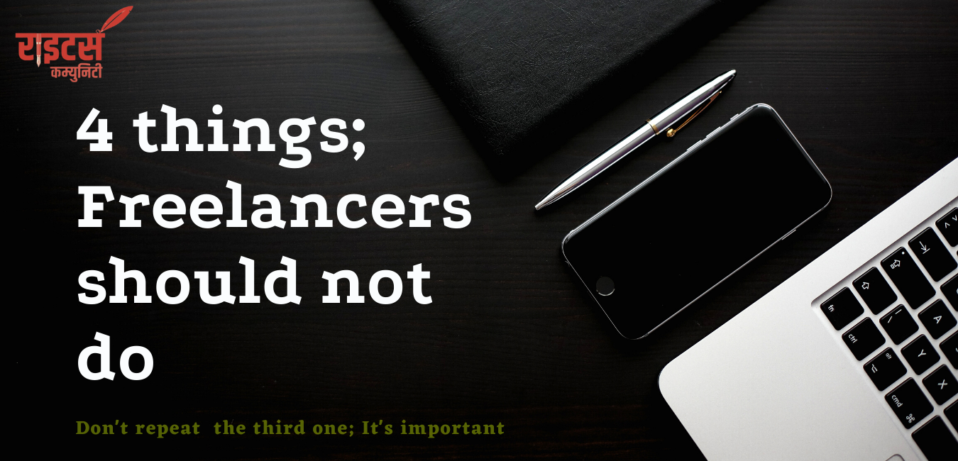 Top Mistakes All Freelancers Should Avoid.
